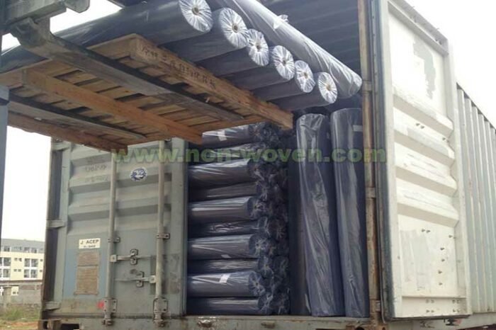 nonwoven roll loading