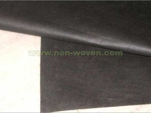 pp-nonwoven-fabric-main-black-(380) Non Woven Landscape Fabric 80g Black PP Spunbond Nonwoven Fabric