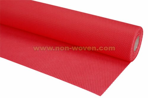 Dark red nonwoven wrapping packing fabric