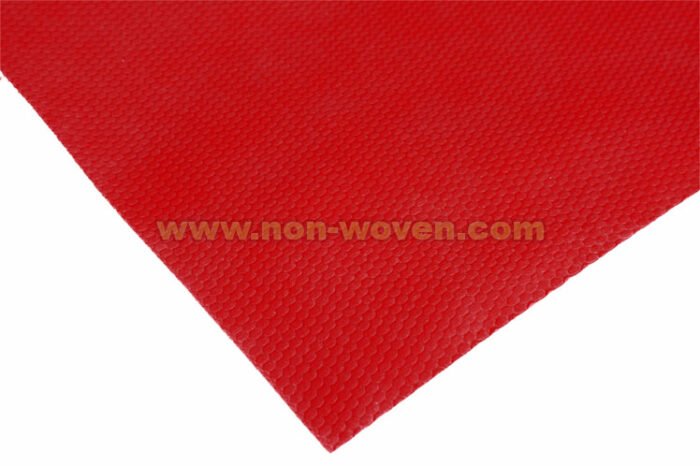 Dark red nonwoven wrapping packing fabric