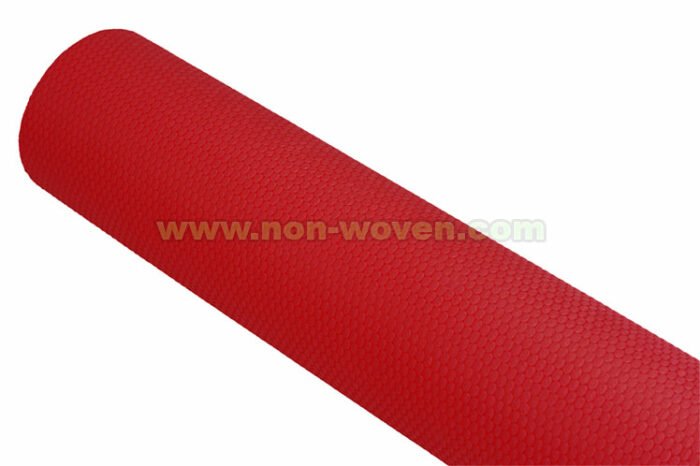 Dark red nonwoven wrapping packing fabric