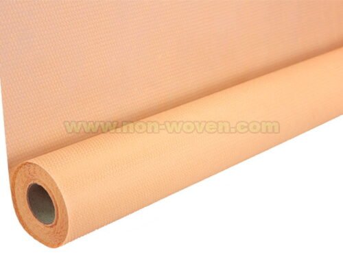 Orange wrapping paper non woven