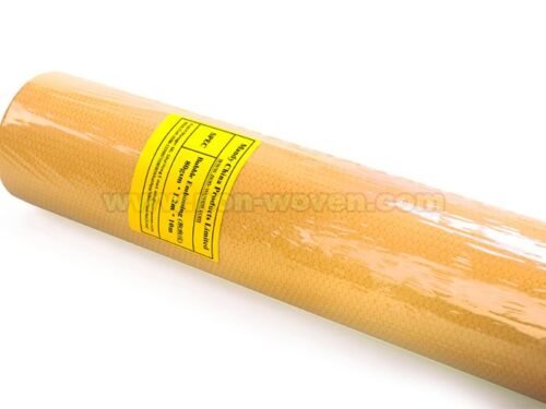 Orange wrapping paper rolls non woven