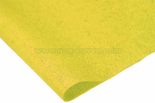 gold yellow gift wrapping nonwoven fabric