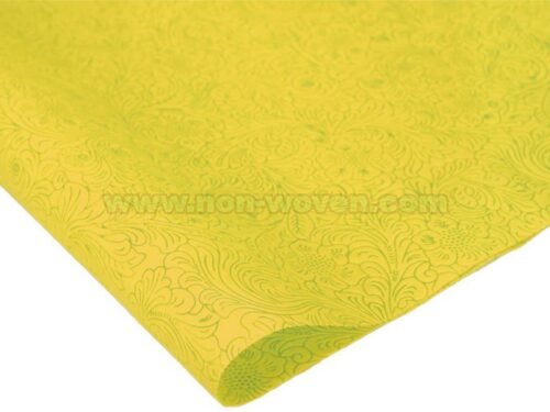 gold yellow gift wrapping nonwoven fabric