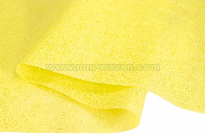 yellow nonwoven wrapping paper