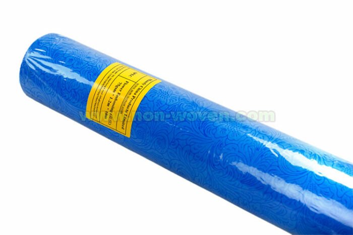 Royal blue nonwoven wrapping paper rolls