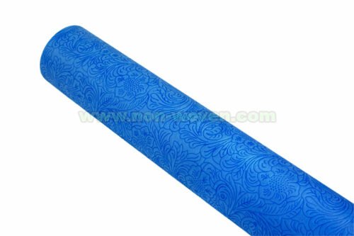 Royal blue nonwoven wrapping paper rolls