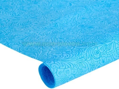 Sky blue spunbond nonwoven wrapping paper