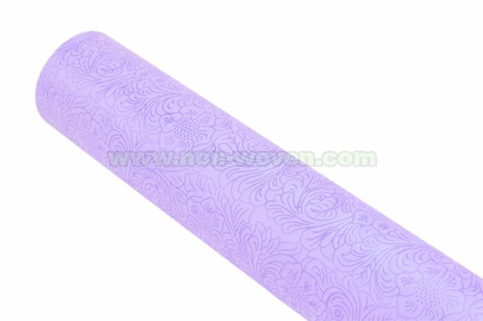 L.purple nonwoven gift wrapping paper rolls