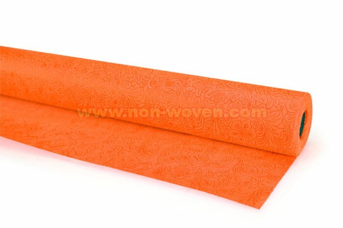 Orange gift wrap nonwoven
