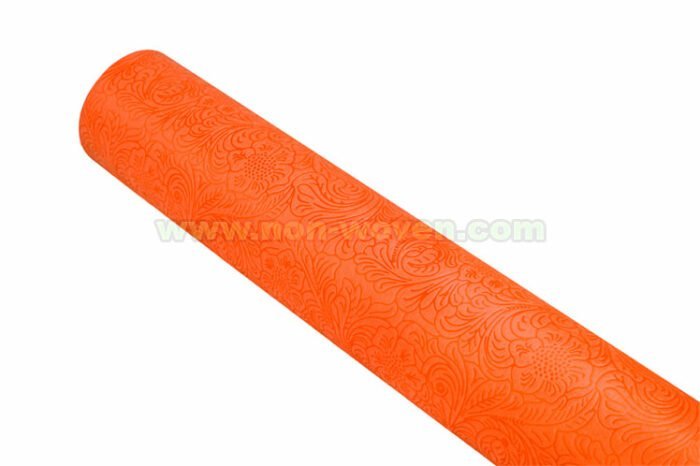 Orange gift wrap nonwoven
