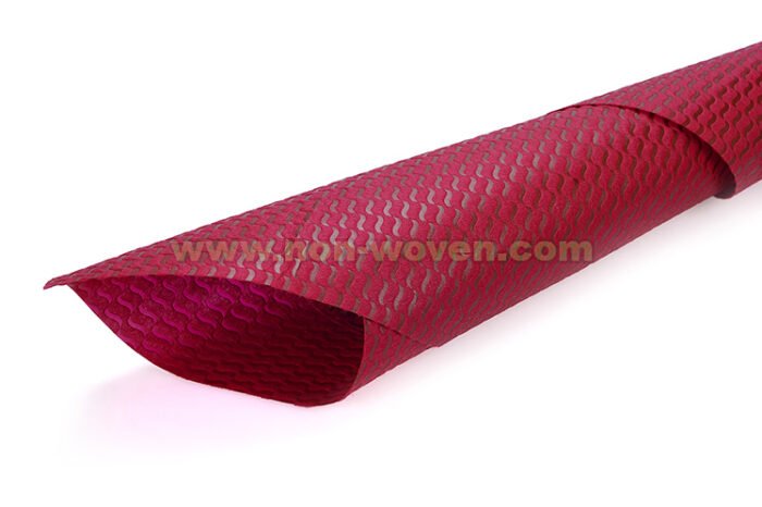 Burgundy non woven gift pack material