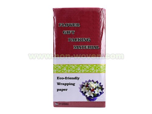 Burgundy non woven gift pack material