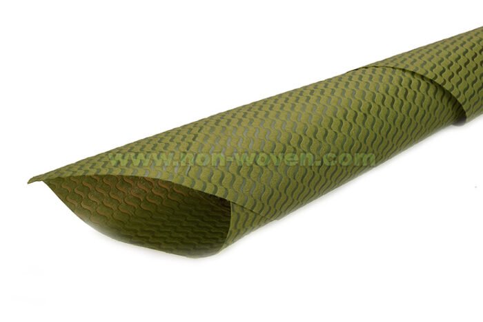 army green flower wrapping nonwoven