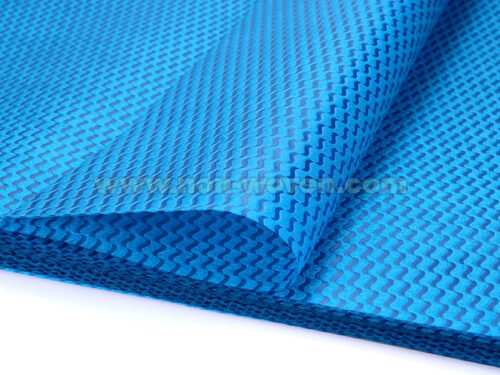 gift wrapping paper lake blue