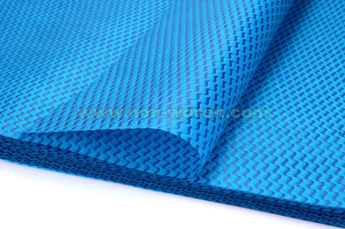gift wrapping paper lake blue