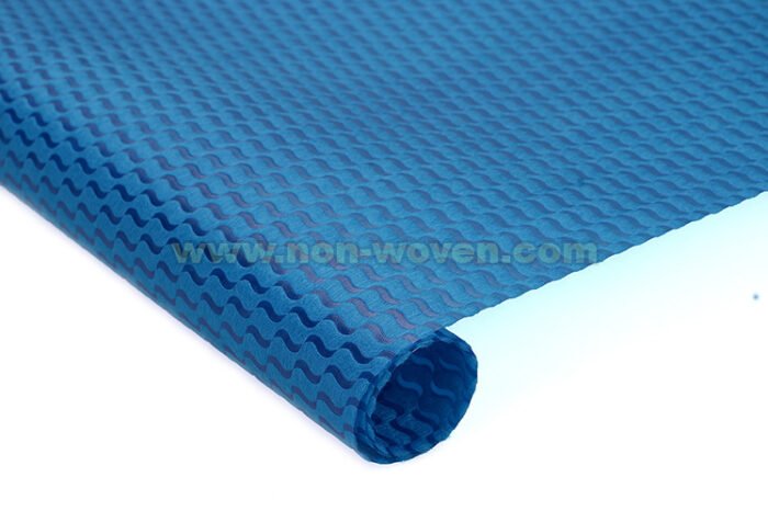 gift wrapping paper lake blue