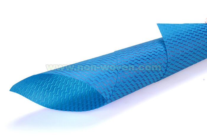 gift wrapping paper lake blue