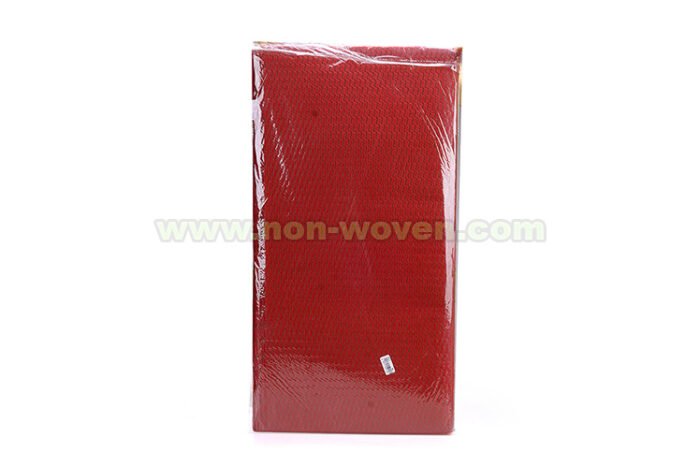 Dark red nonwoven wrapping packing fabric