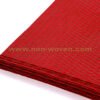 Dark red nonwoven wrapping packing fabric