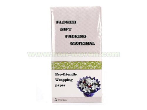 Cream flower wrapping paper