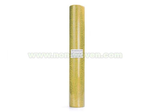 gold yellow gift wrapping nonwoven fabric