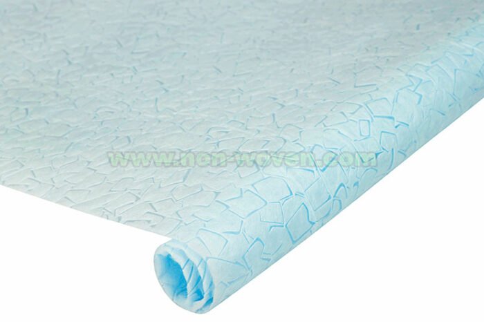 L.blue nonwoven wrapping paper