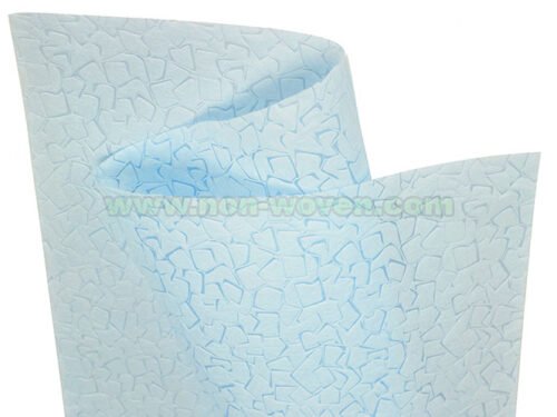 L.blue nonwoven wrapping paper