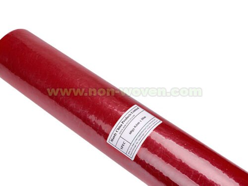 Dark red nonwoven wrapping packing rolls
