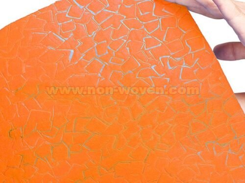 Orange gift wrap nonwoven