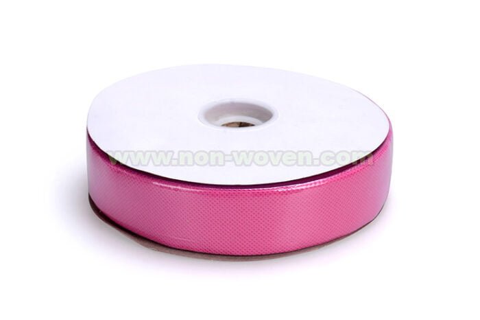 Plum spunbond nonwoven wrapping ribbon