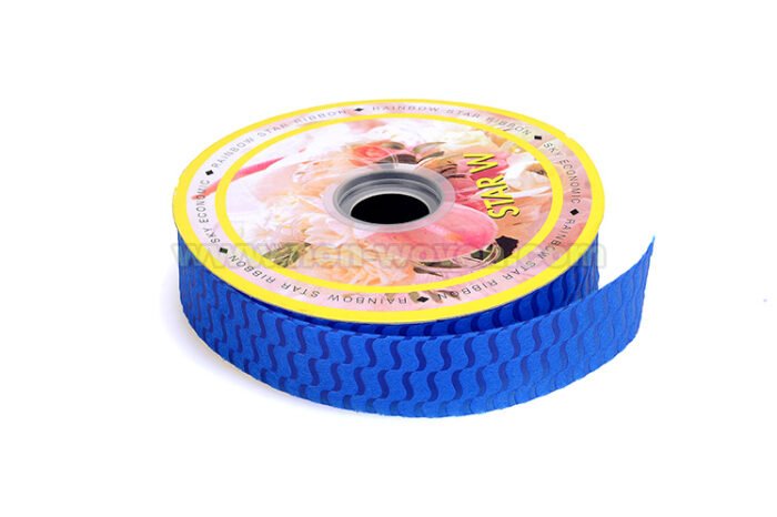 Royal blue nonwoven packing ribbon