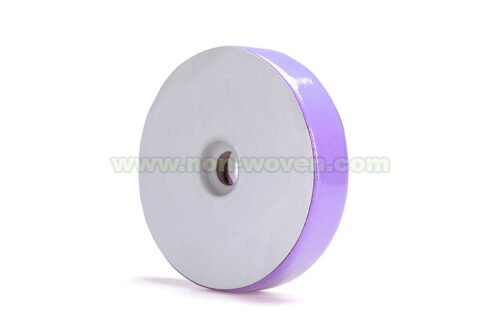 L.purple non woven flower wrapping paper