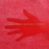 Red wrapping paper nonwoven