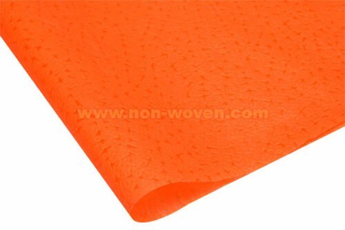 Orange gift wrap nonwoven
