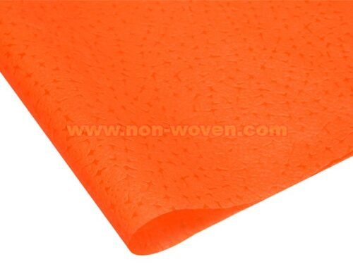 Orange gift wrap nonwoven