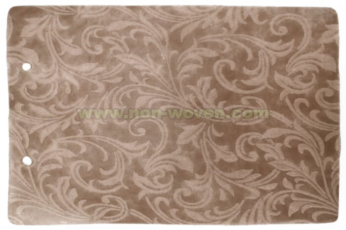 Orange Iris Flower Emboss Nonwoven - Image 8