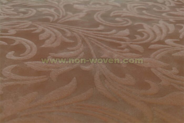 Orange Iris Flower Emboss Nonwoven - Image 6