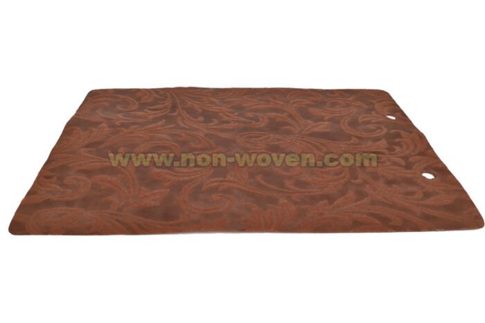 Orange Iris Flower Emboss Nonwoven - Image 3