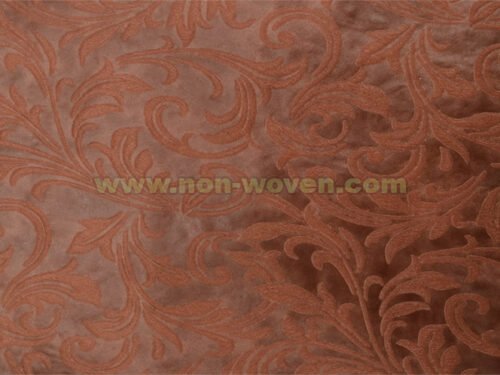 Orange Iris Flower Emboss Nonwoven