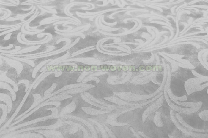 Grey Iris Flower Emboss Nonwoven Pack Material - Image 4