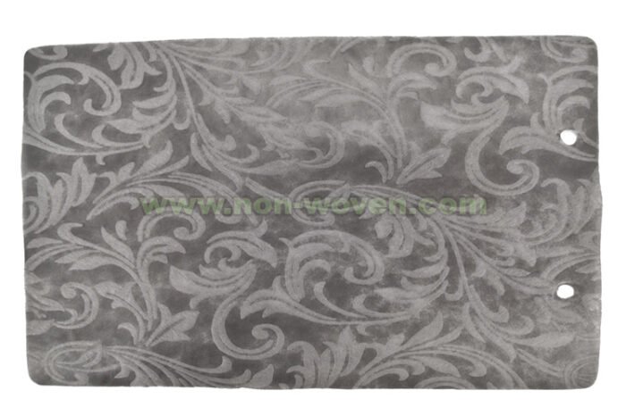 Grey Iris Flower Emboss Nonwoven Pack Material - Image 3