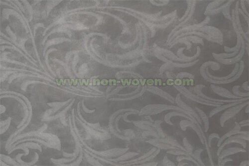 Grey Iris Flower Emboss Nonwoven Pack Material