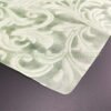 iris-flower-nonwoven-3#-apple-green-(4) Apple Greem Iris Flower Emboss Non-woven