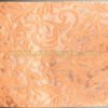 iris-flower-nonwoven-4#-Orange-(1) Orange Iris Flower Emboss Non-woven Fabric