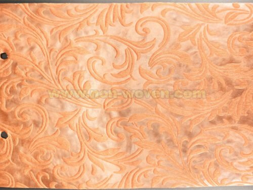 Orange Iris Flower Emboss Non-woven Fabric