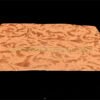 iris-flower-nonwoven-4#-Orange-(4) Orange Iris Flower Emboss Non-woven Fabric