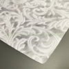 iris-flower-nonwoven-7#-Cream-(3) Cream Iris Flower Emboss Non woven Fabric