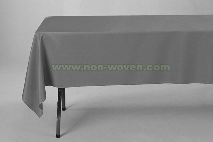 18#-Grey Square Rectansgle disposable table cloths (2)